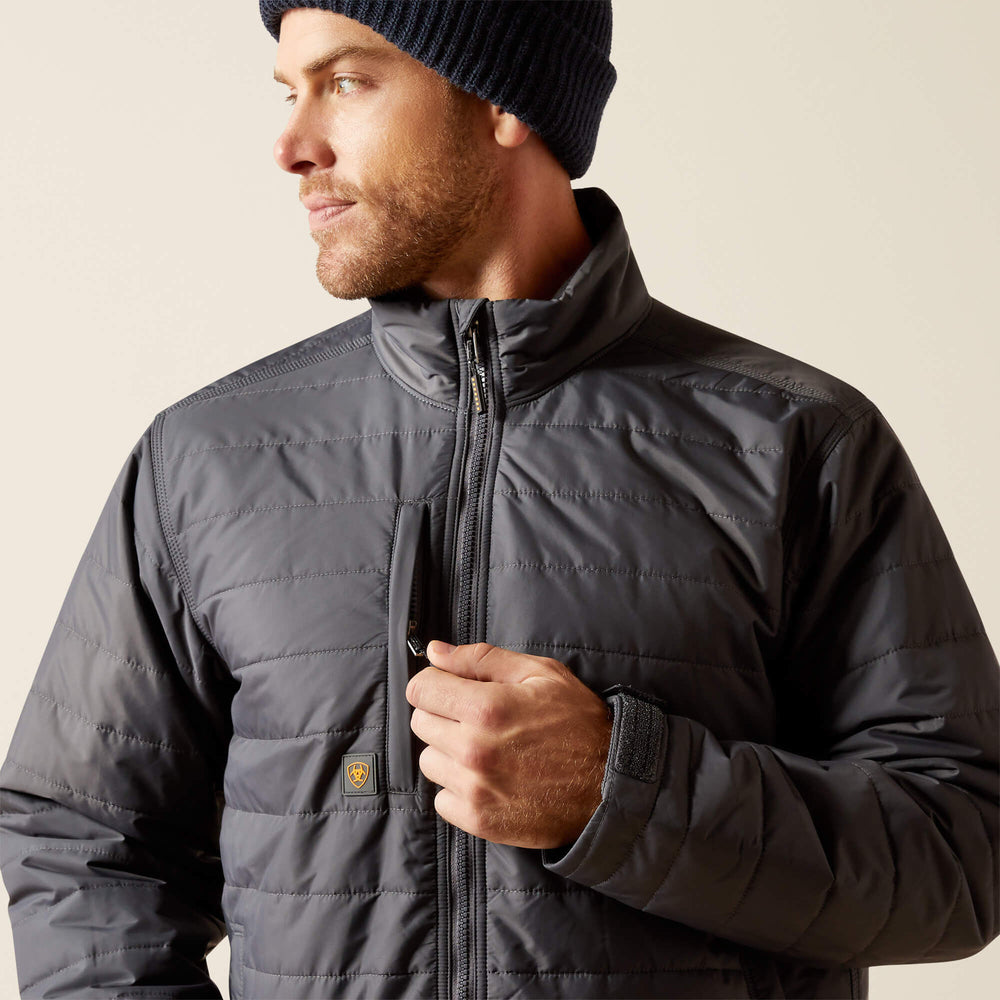 Rebar Cordura Ripstop Lightweight Insulated Jacket Men - REBAR GREY