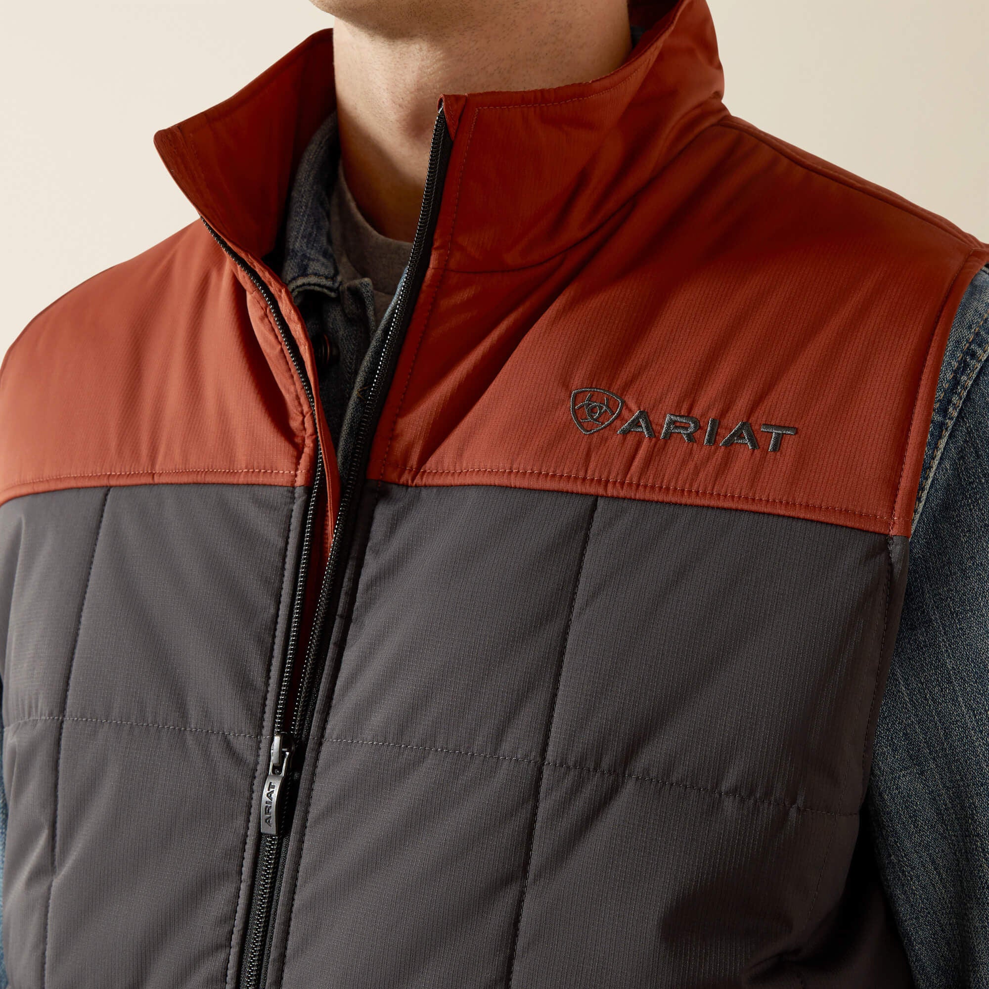 Crius Insulated Vest Men - SMOKED PAPRIKA/PHANTOM
