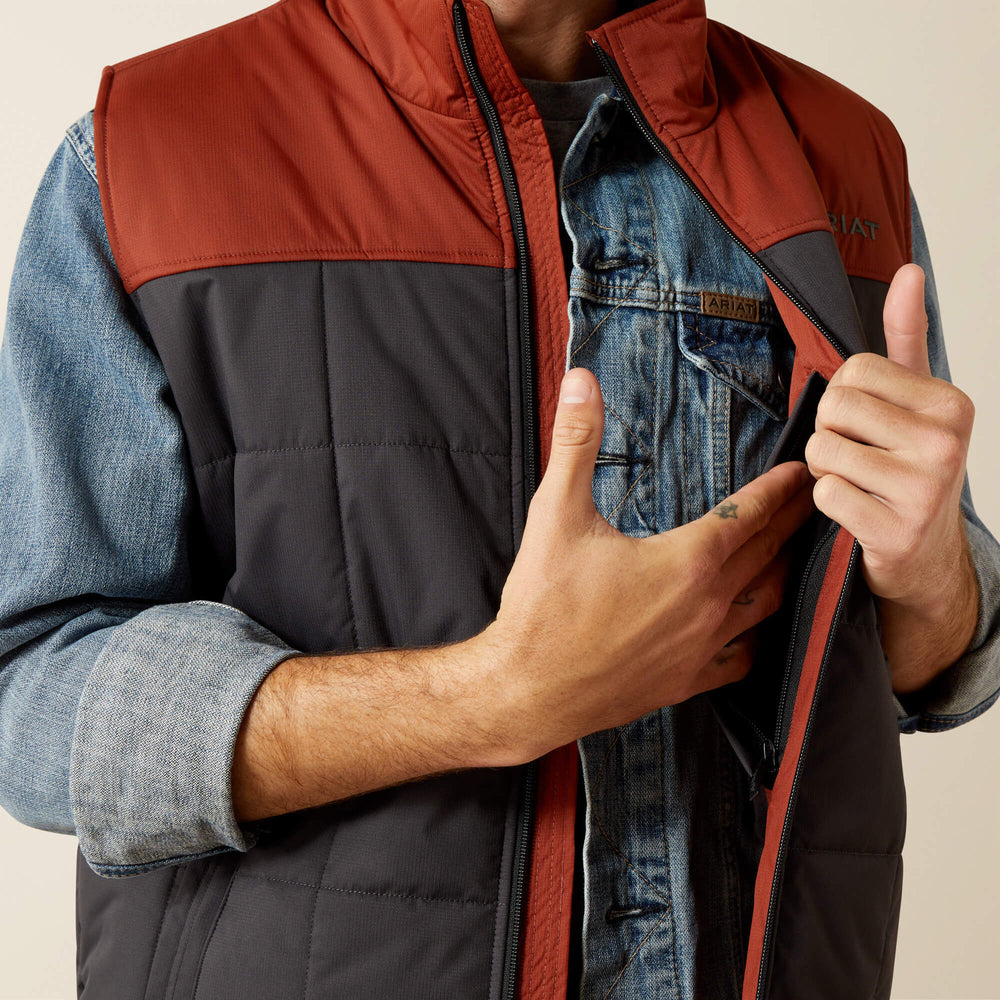 Crius Insulated Vest Men - SMOKED PAPRIKA/PHANTOM
