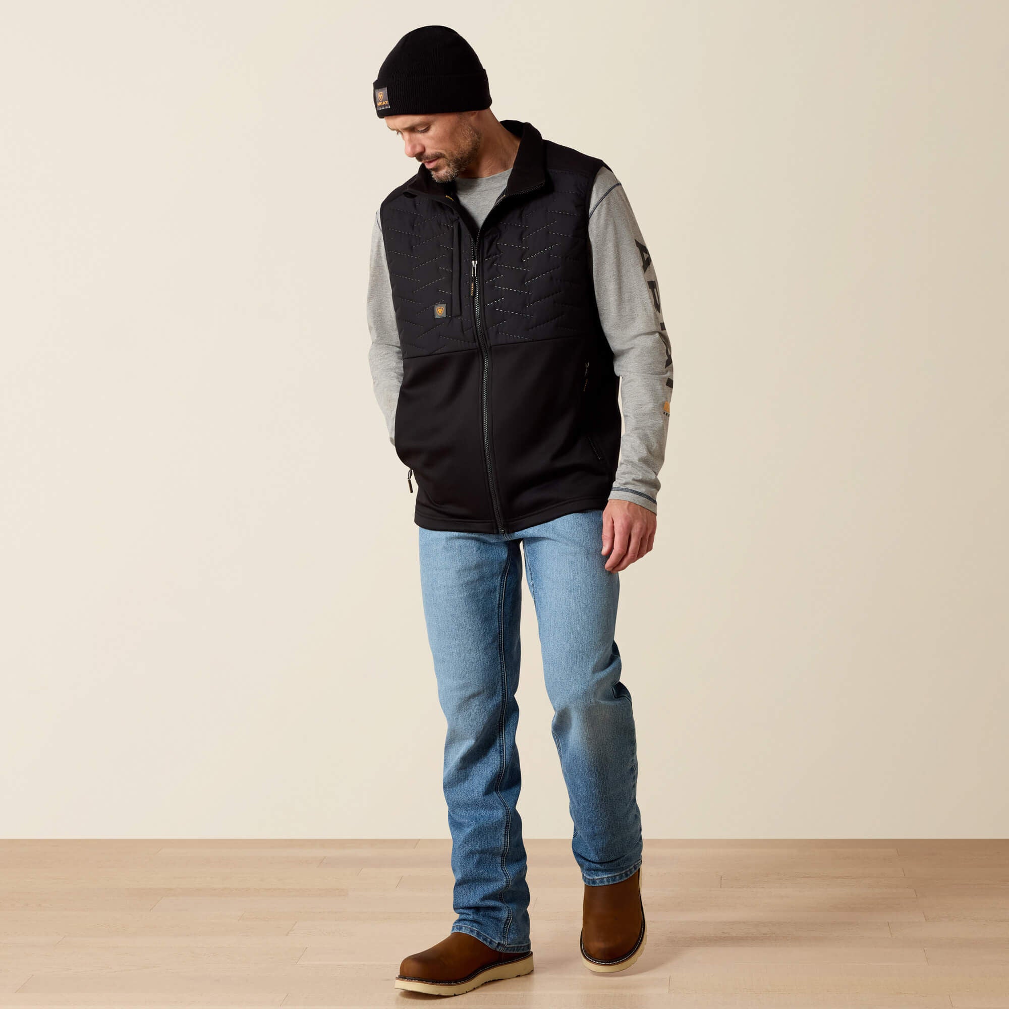 Rebar Cloud 9 Insulated Vest Men - BLACK