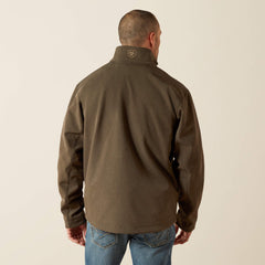 Logo Softshell Jacket Men - EARTH GREEN HEATHER