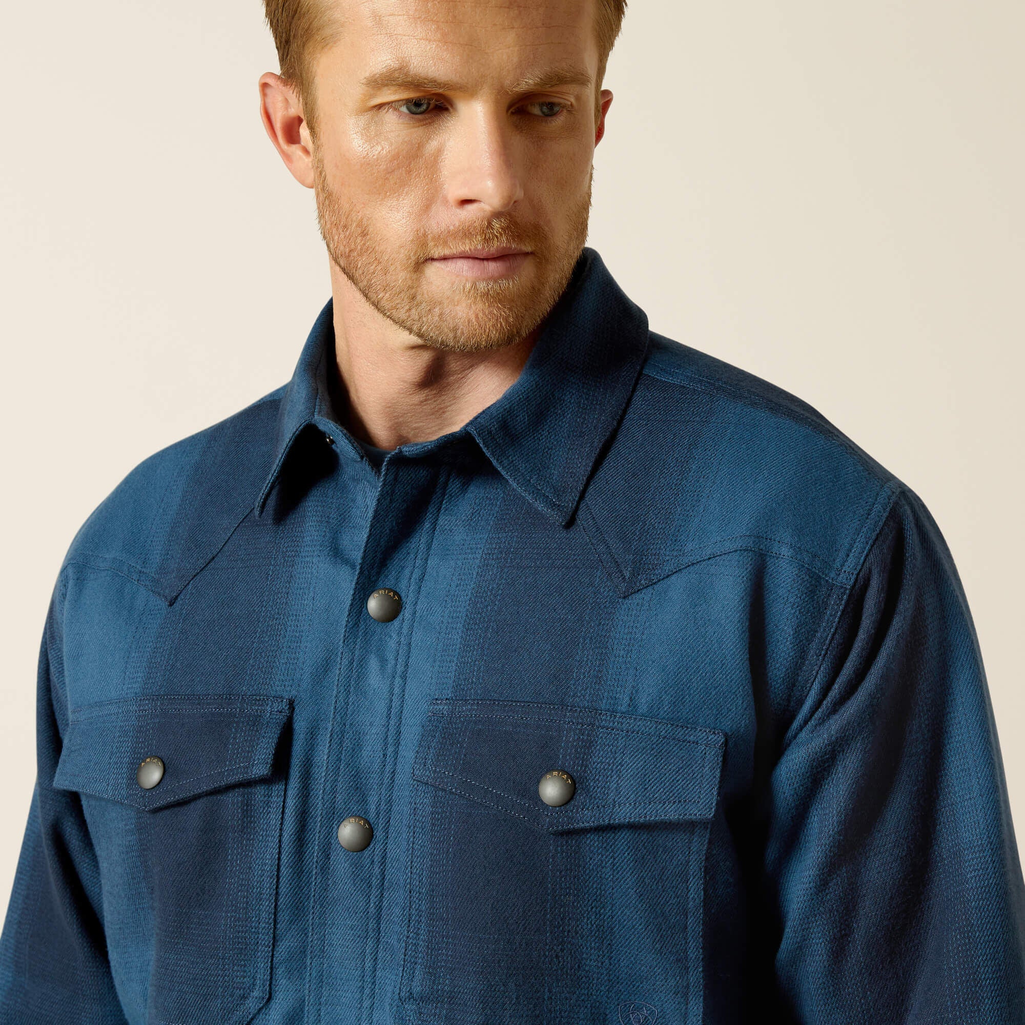Retro Shirt Jacket Men - NAVY