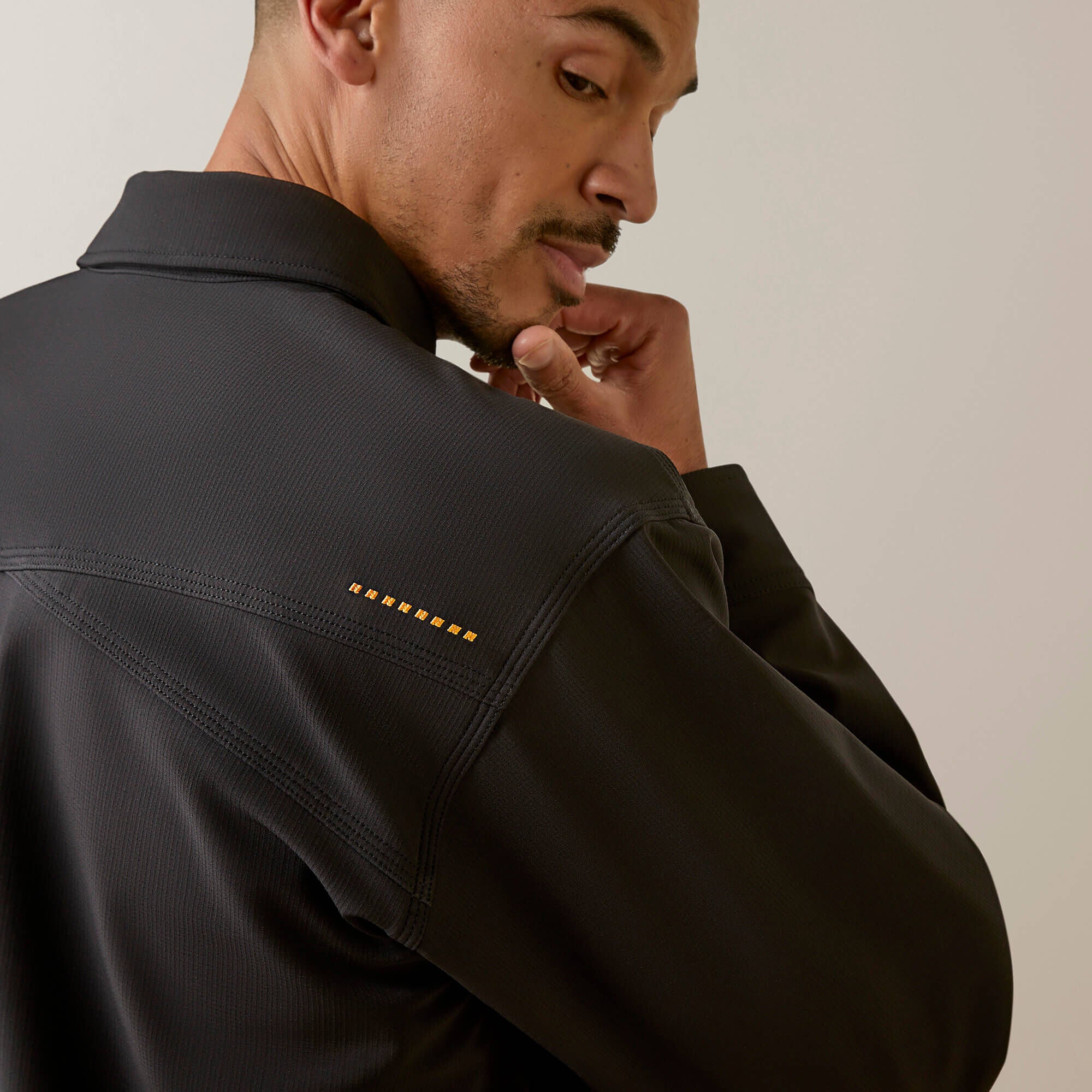 Rebar DuraStretch Utility Softshell Shirt Jacket Men - BLACK