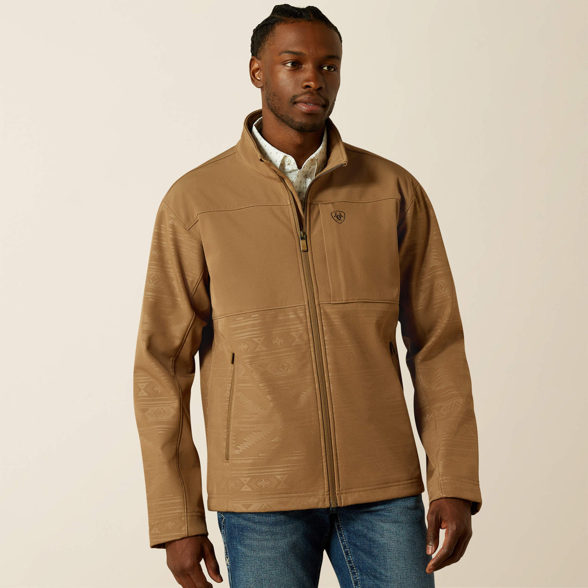 Vernon Softshell Jacket Men - KHAKI SOUTHWEST