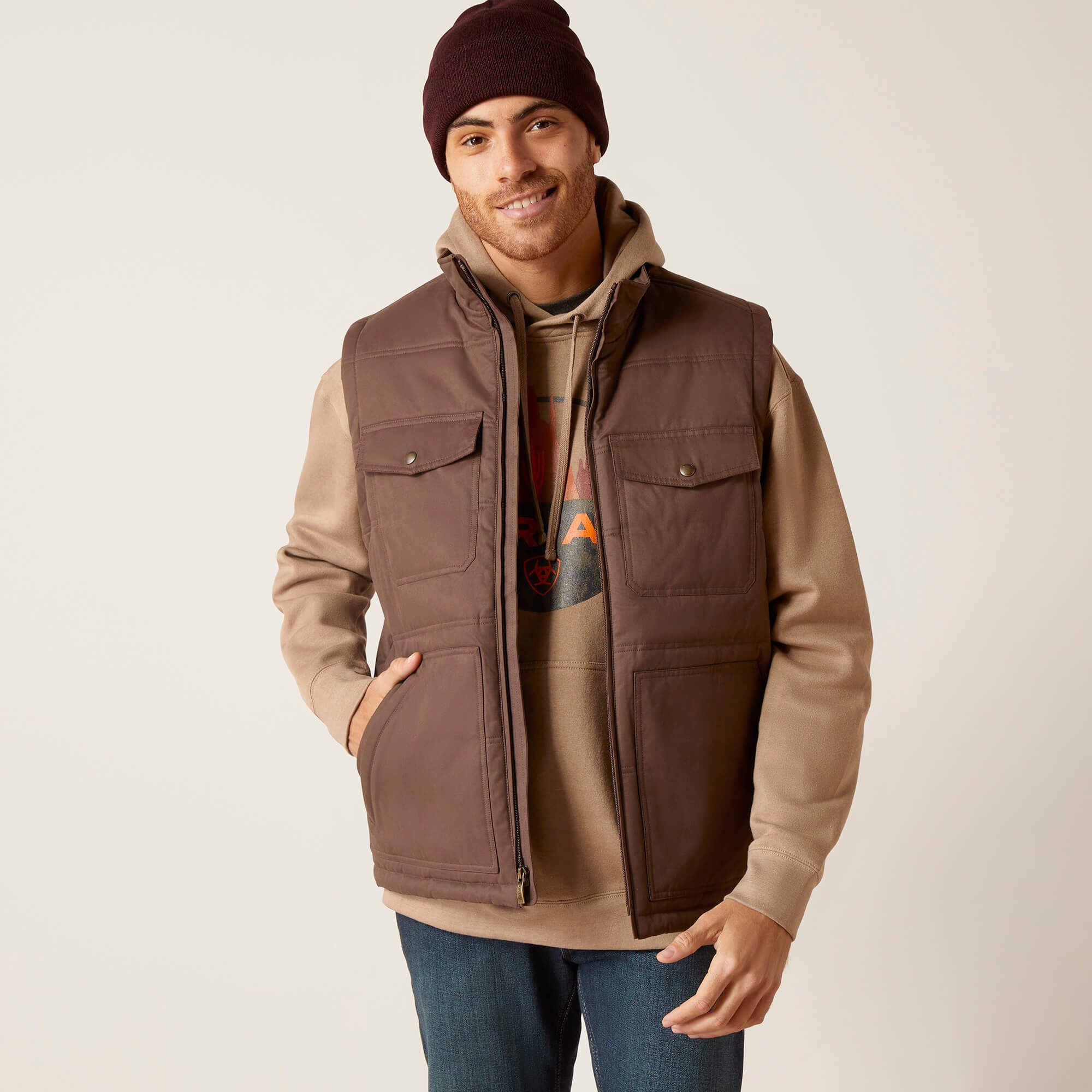 Grizzly 2.0 Canvas Conceal and Carry Vest Men - BRACKEN