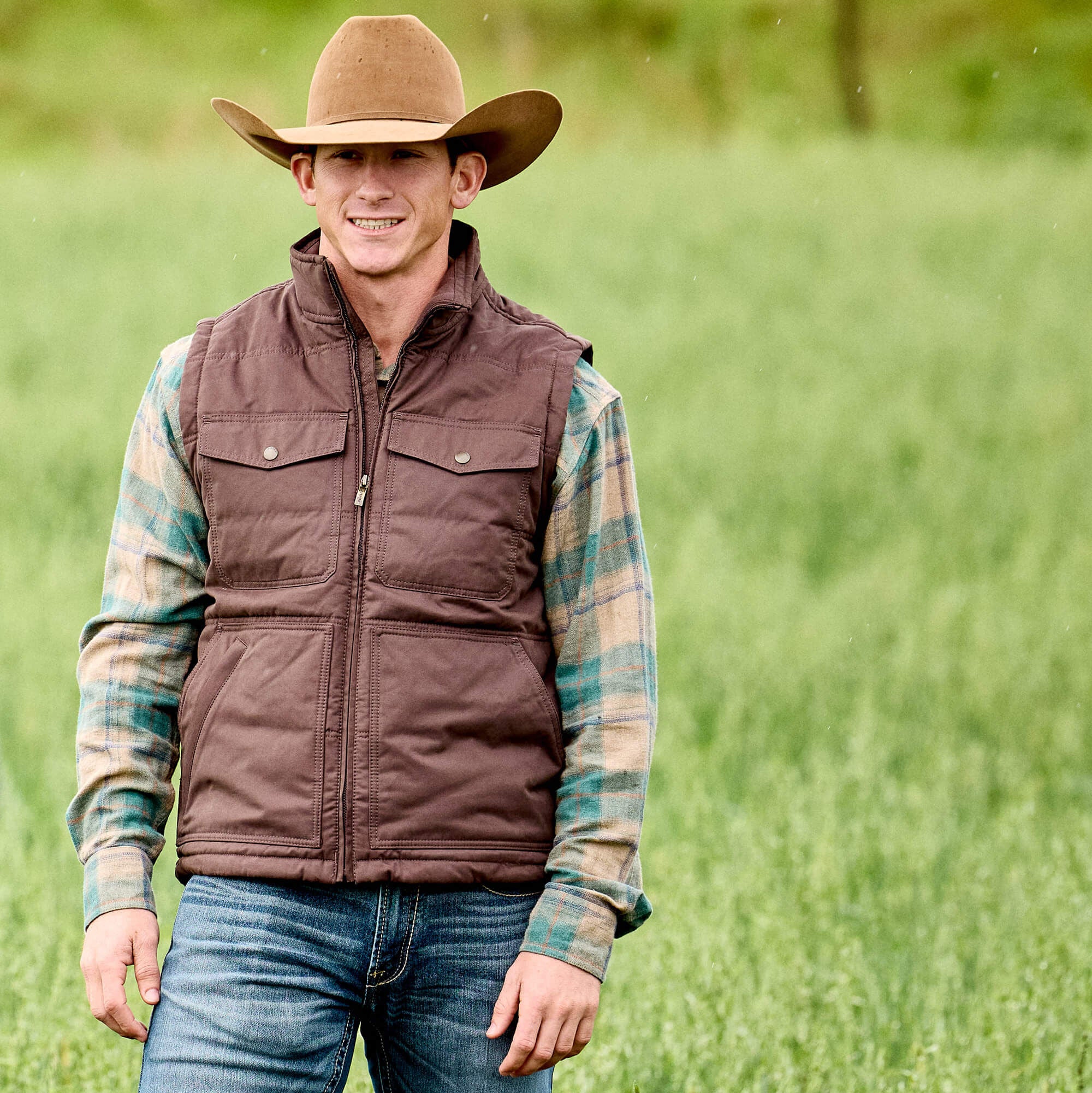 Grizzly 2.0 Canvas Conceal and Carry Vest Men - BRACKEN