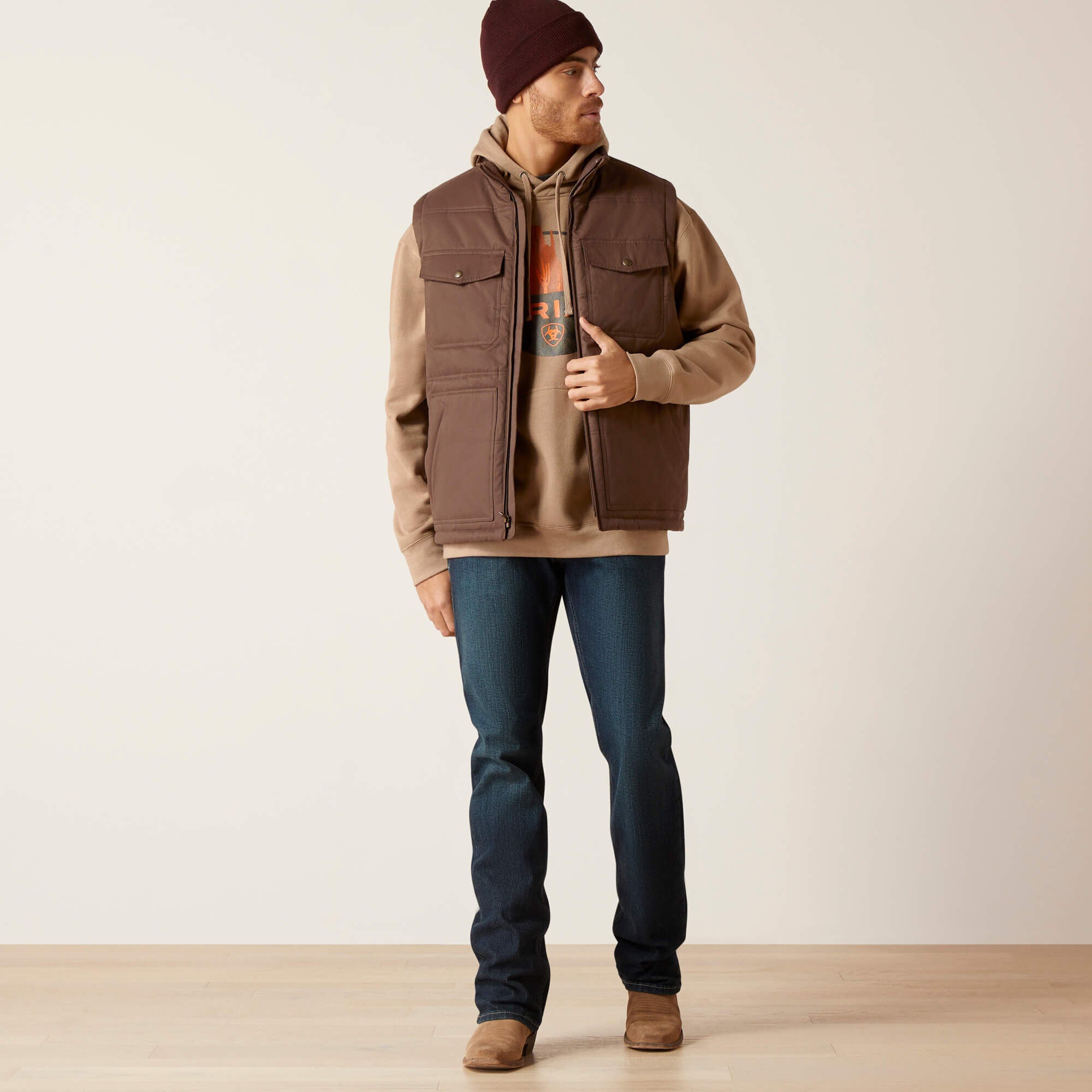 Grizzly 2.0 Canvas Conceal and Carry Vest Men - BRACKEN