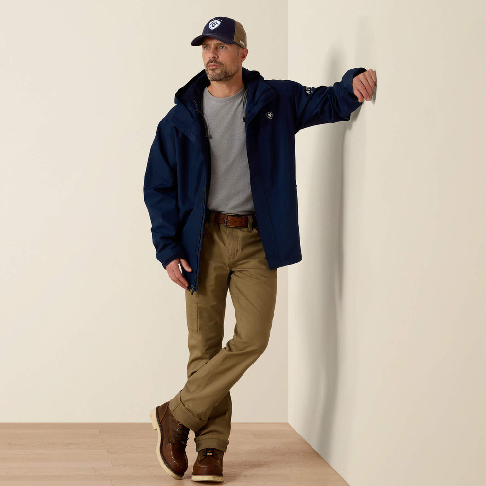 Rebar Stormshell Waterproof Jacket Men - NAVY