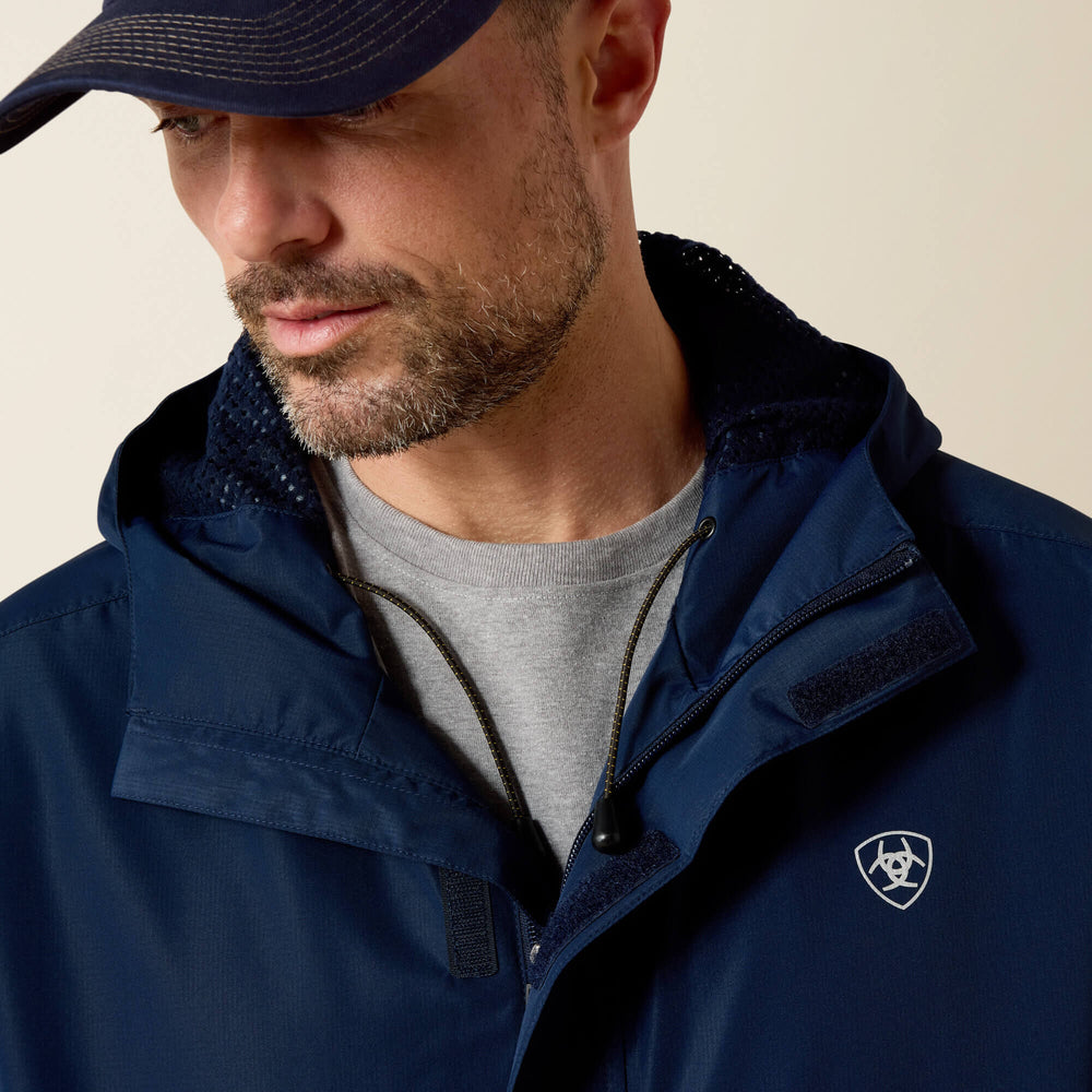 Rebar Stormshell Waterproof Jacket Men - NAVY