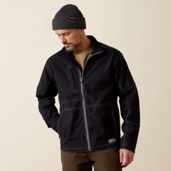 Rebar Stretch Canvas Softshell Jacket Men - BLACK