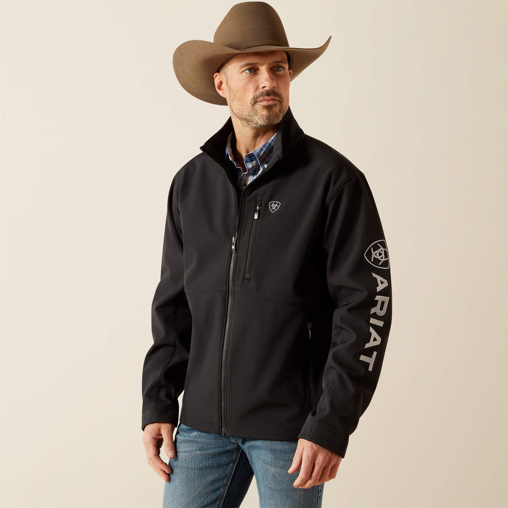 Logo Softshell Jacket Men - BLACK