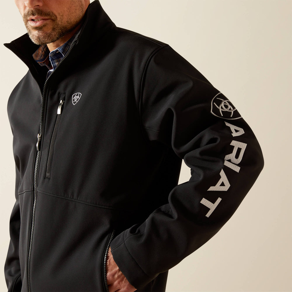 Logo Softshell Jacket Men - BLACK
