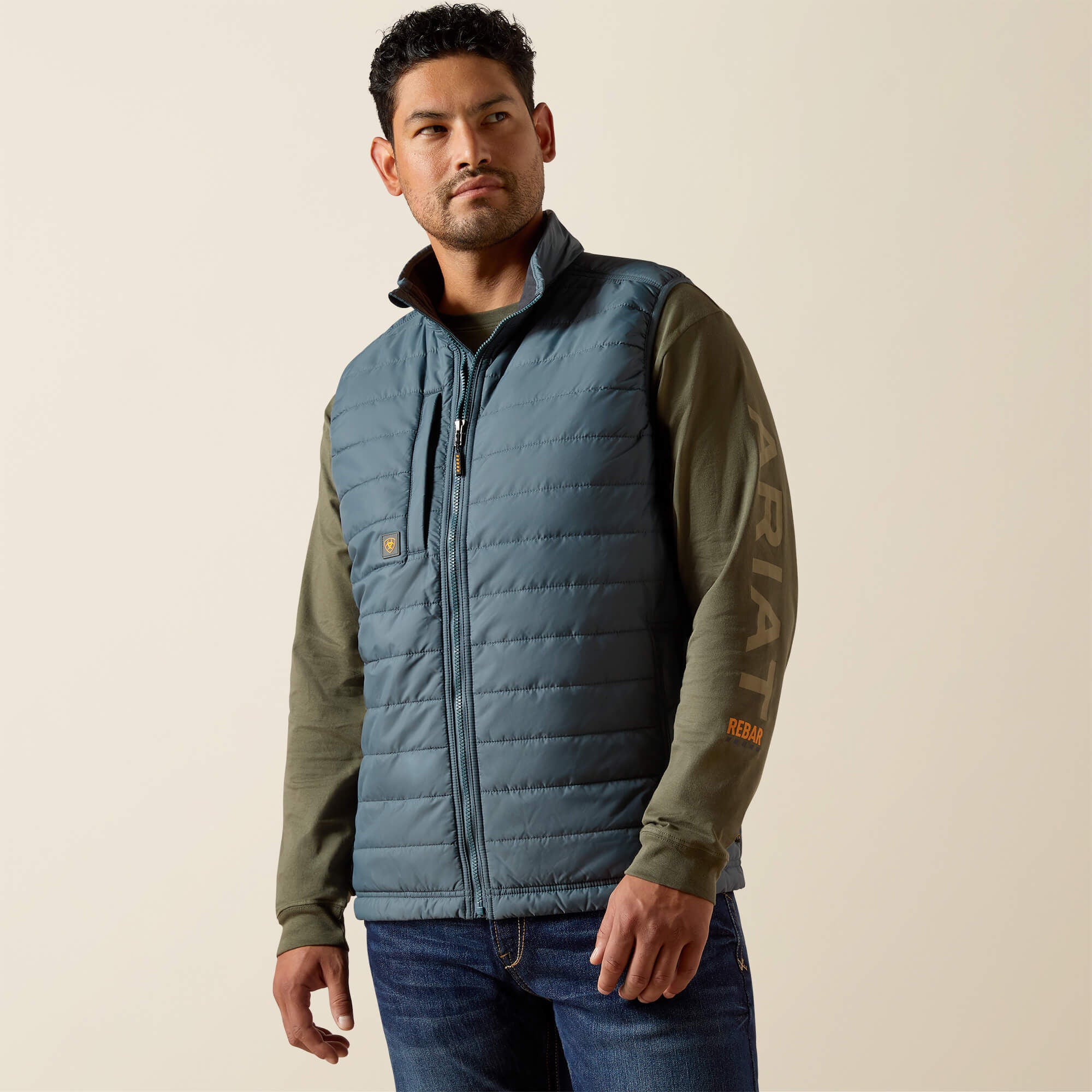 Rebar Cordura Ripstop Lightweight Insulated Vest Men - DARK SLATE