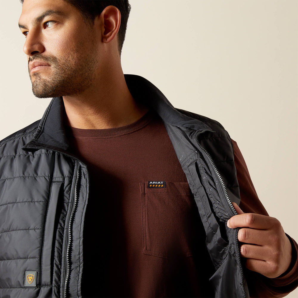Rebar Cordura Ripstop Lightweight Insulated Vest Men - BLACK