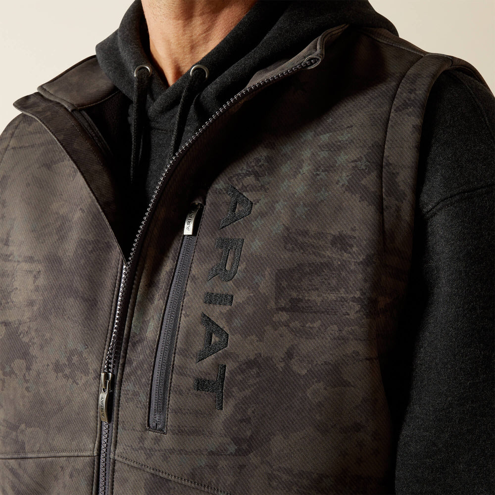 Patriot Flag Softshell Vest Men - PHANTOM