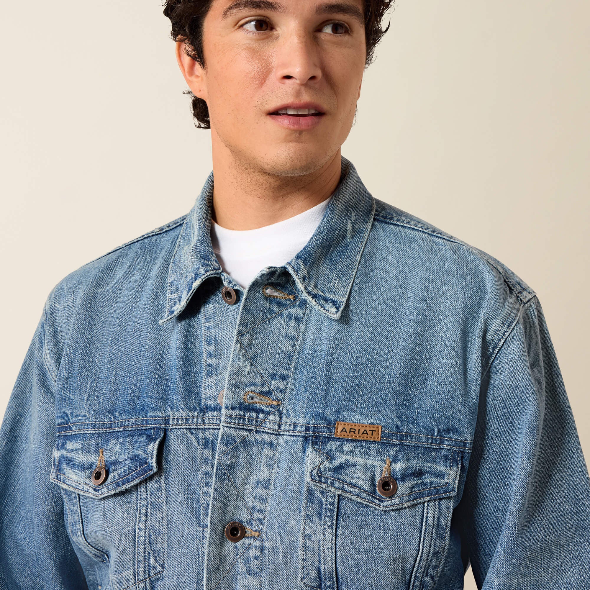 Denim Trucker Jacket Men - CAL