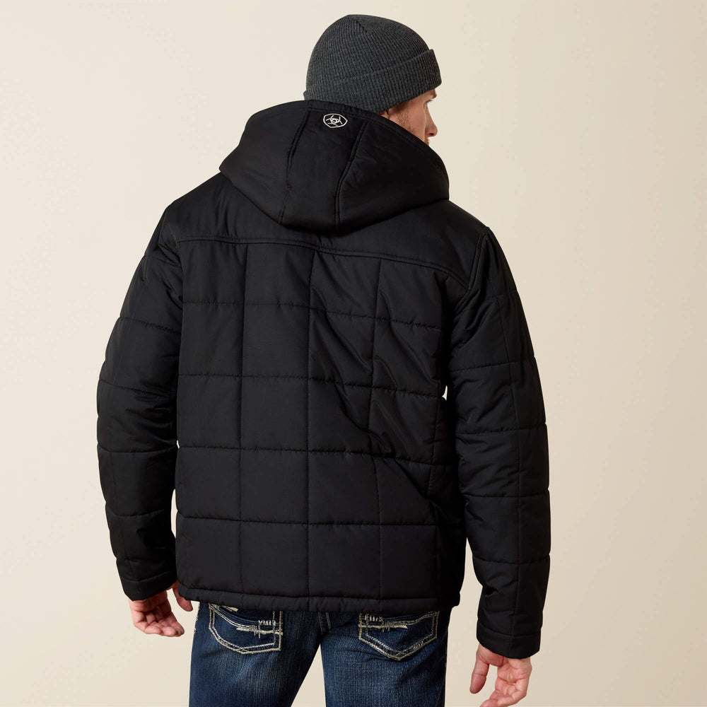 Crius Hooded Insulated Jacket Men - BLACK