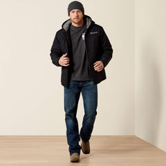 Crius Hooded Insulated Jacket Men - BLACK