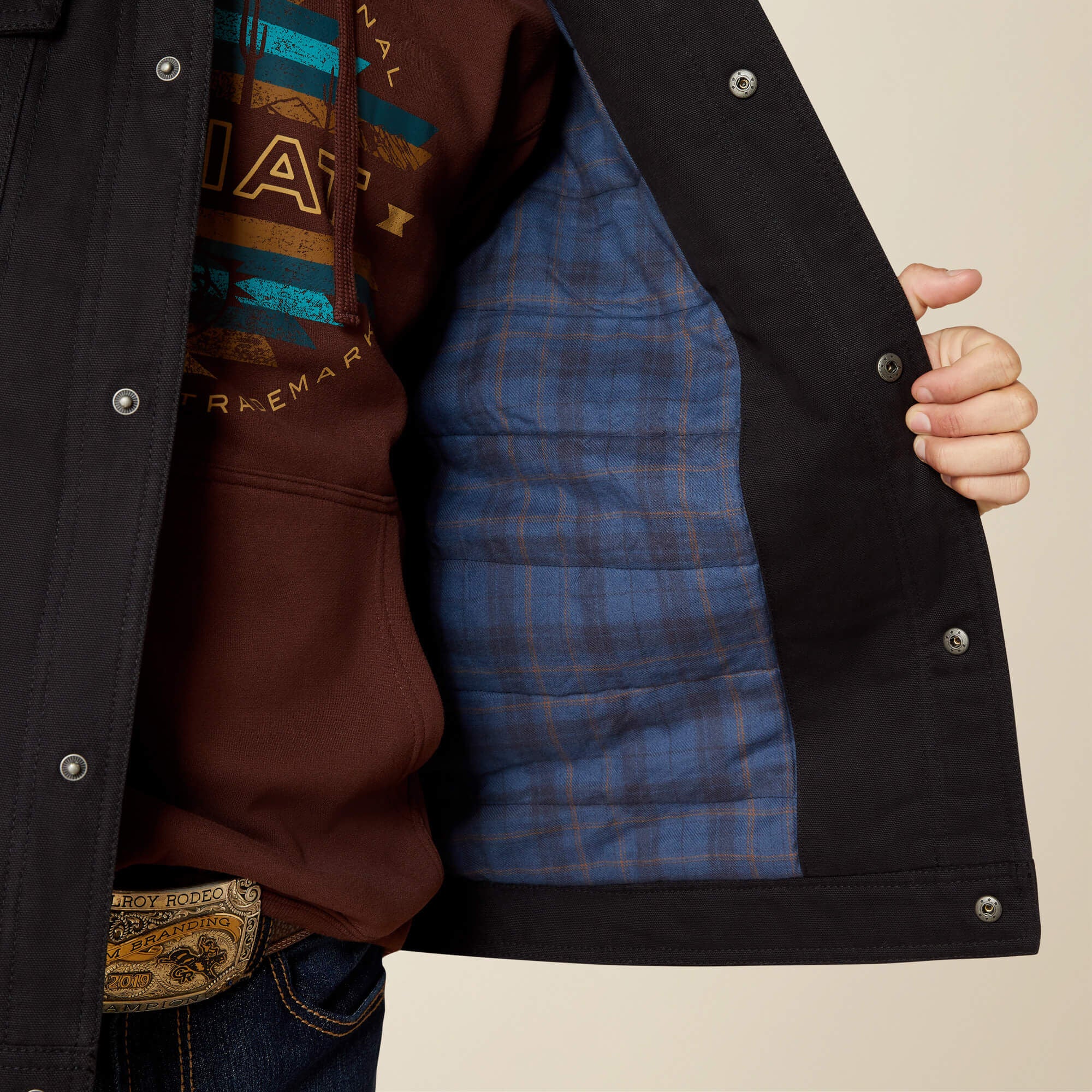 Canvas Rancher Vest Men - BLACK