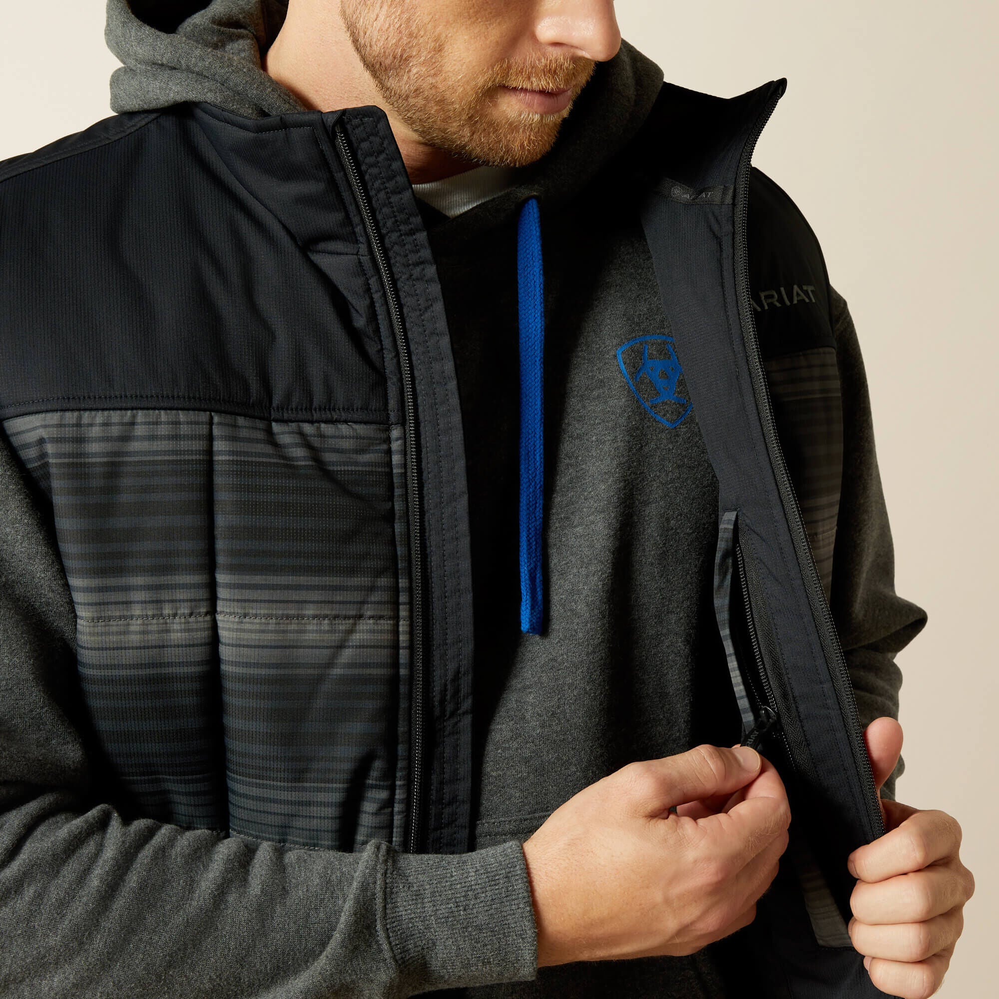 Crius Insulated Vest Men - SERAPE/BLACK