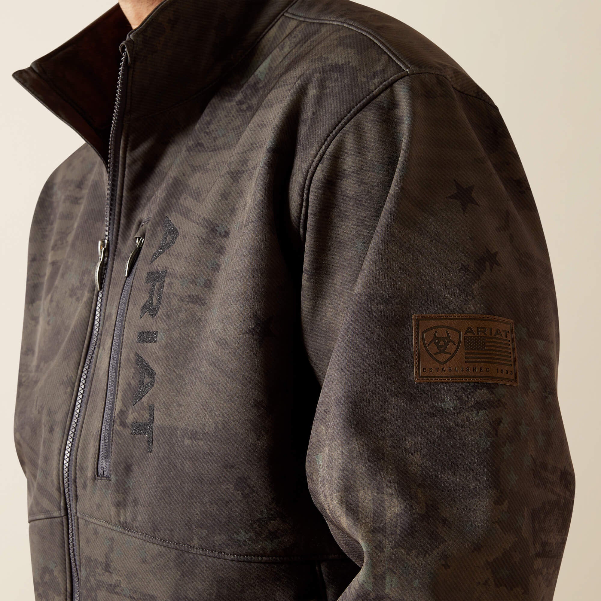 Patriot Flag Softshell Jacket Men - PHANTOM