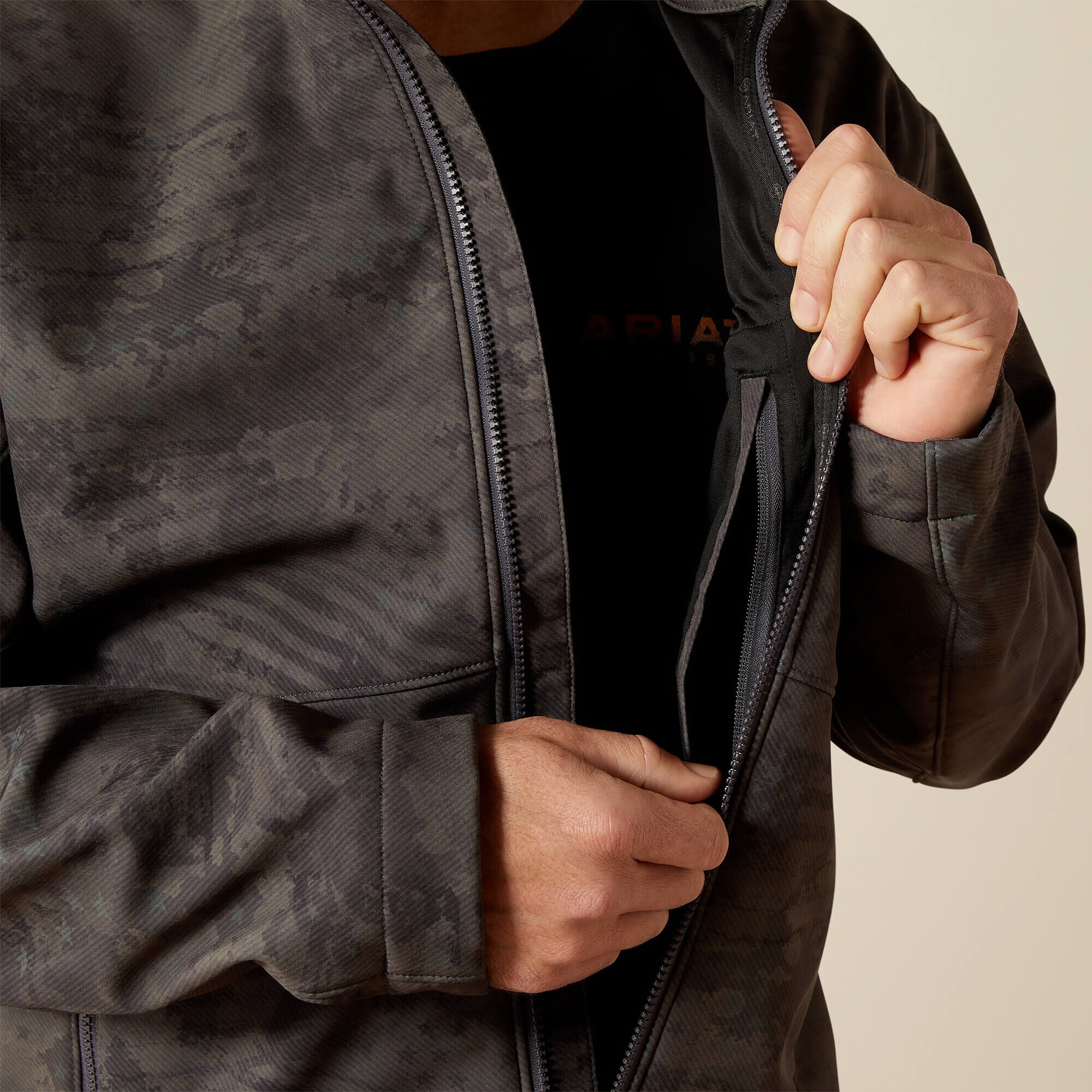 Patriot Flag Softshell Jacket Men - PHANTOM