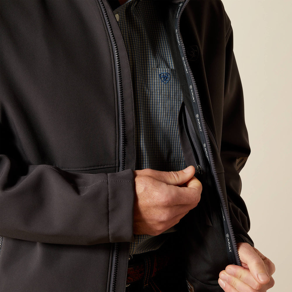 Logo Softshell Jacket Men - PHANTOM