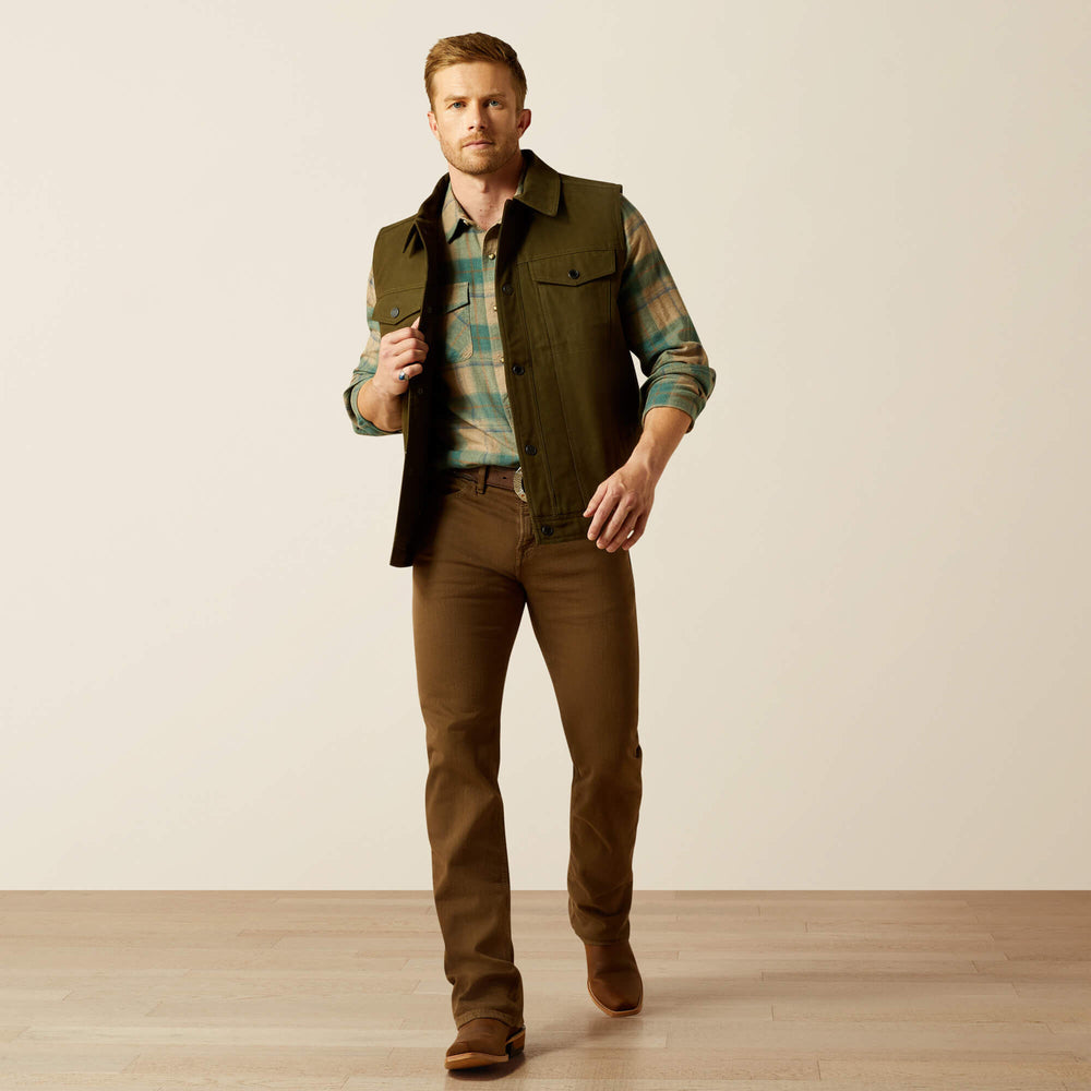 Canvas Rancher Vest Men - DESERT SAND