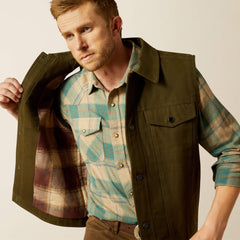 Canvas Rancher Vest Men - DESERT SAND