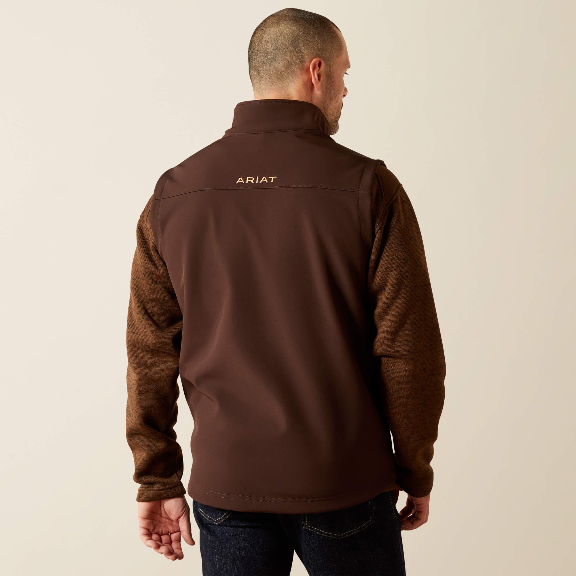 Vernon Softshell Vest Men - COFFEE BEAN