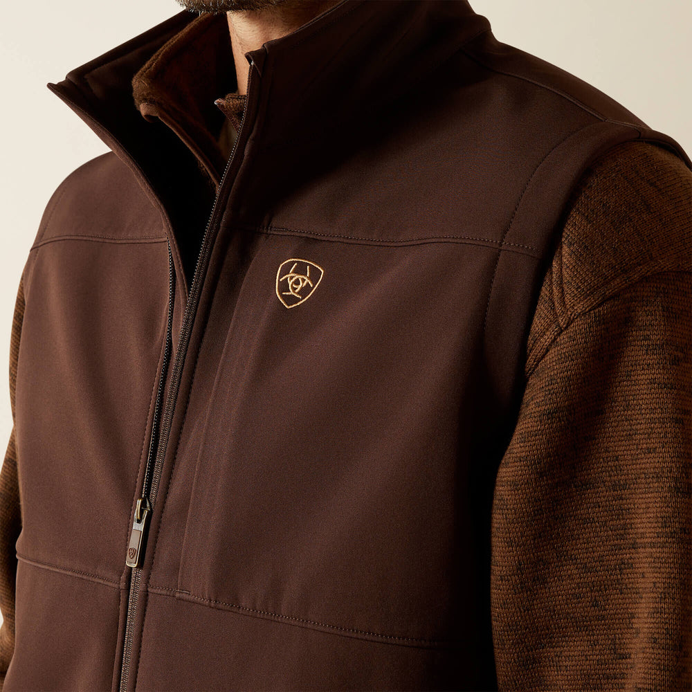Vernon Softshell Vest Men - COFFEE BEAN