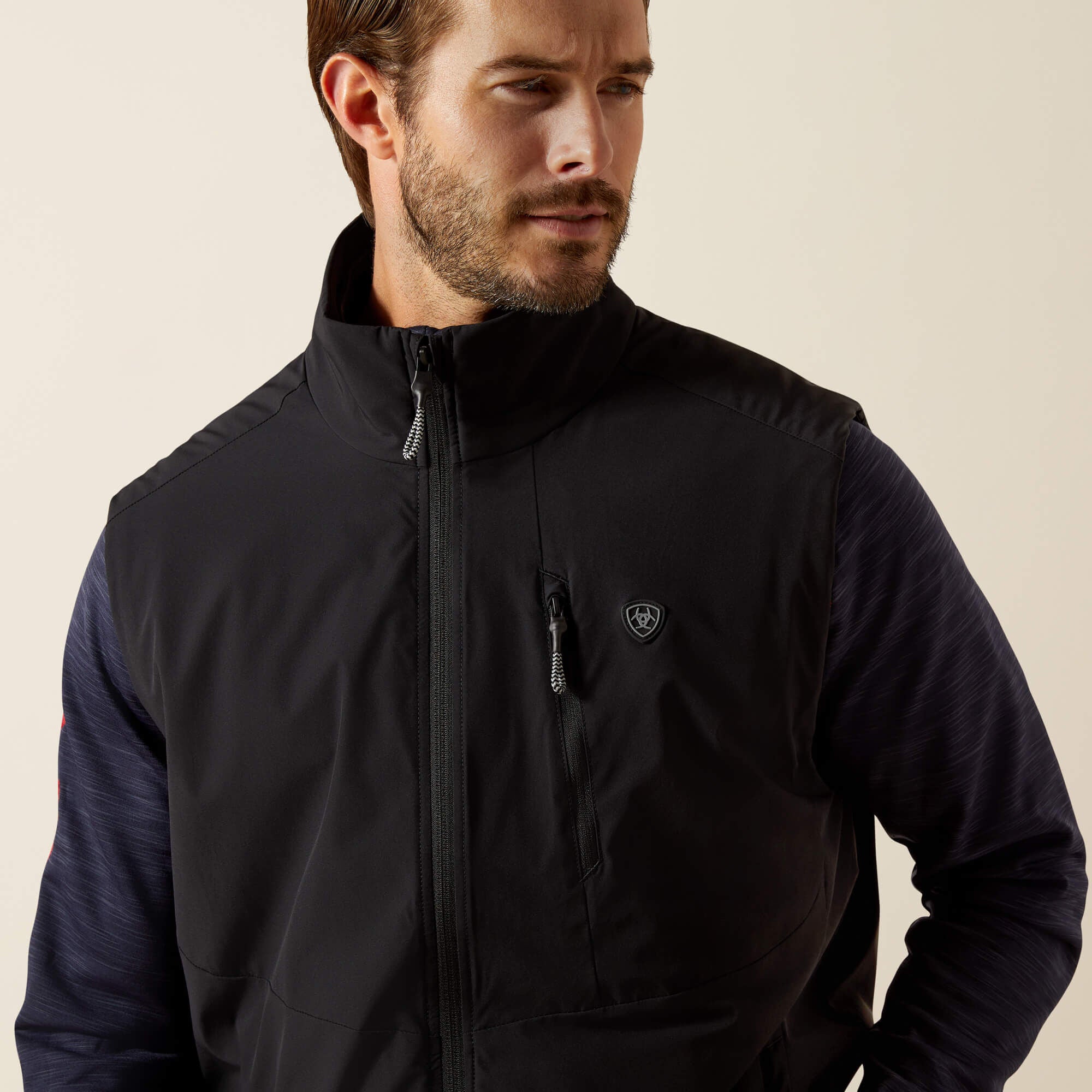 Rion StretchShell Insulated Vest Men - BLACK