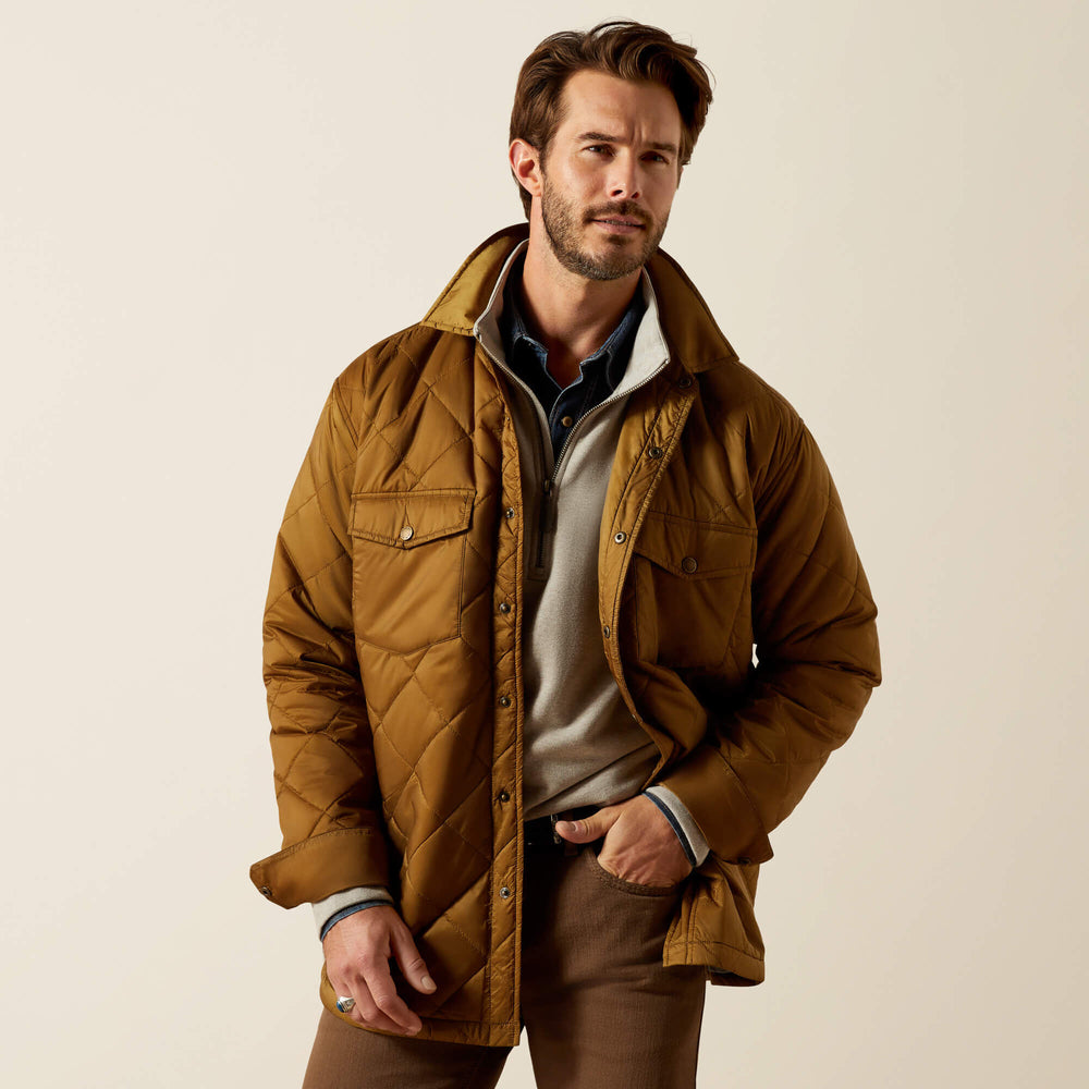 Stinson Shirt Jacket Men - DULL GOLD