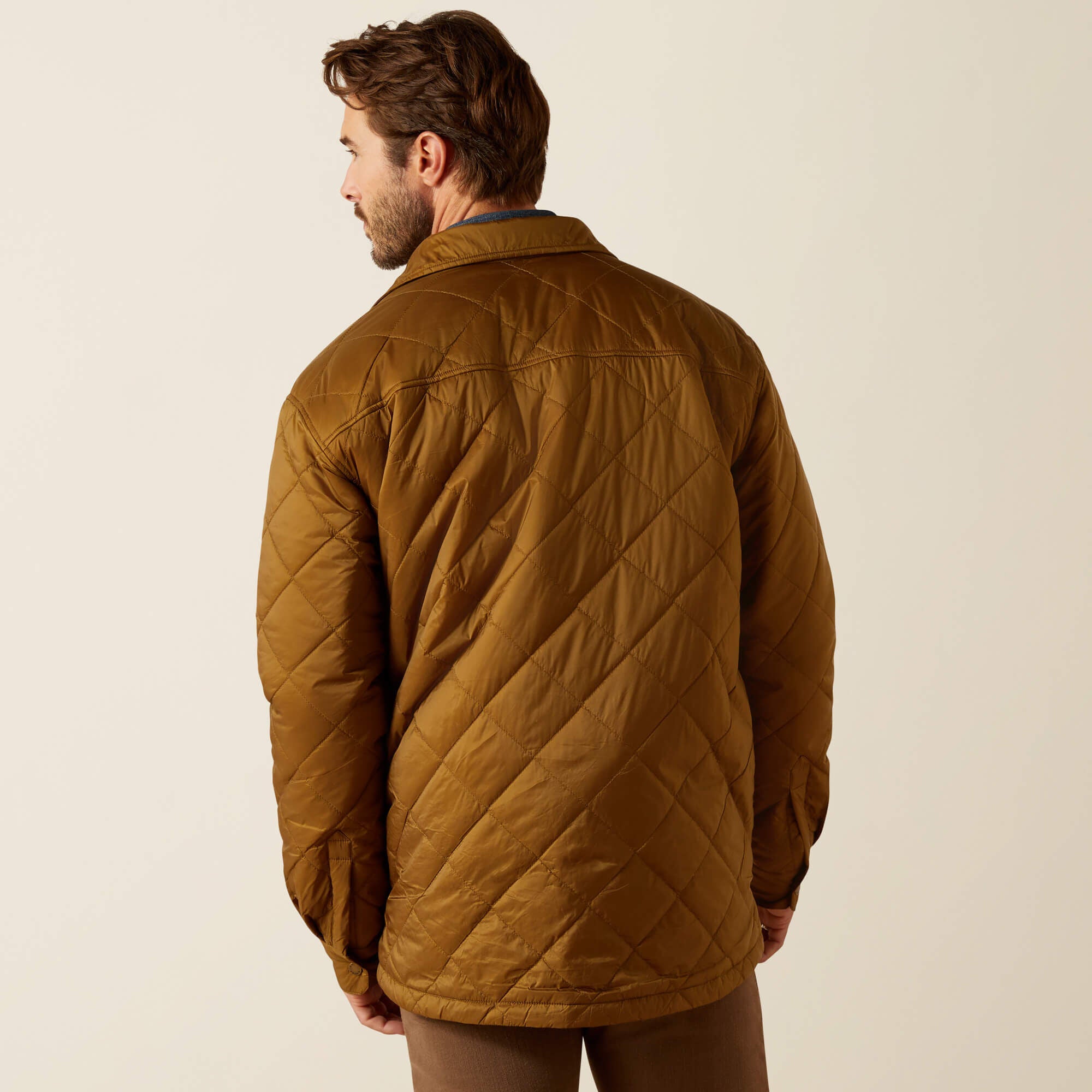 Stinson Shirt Jacket Men - DULL GOLD