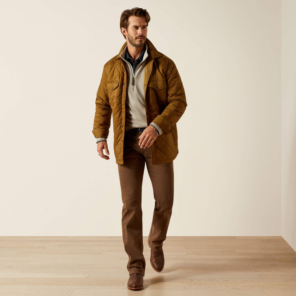 Stinson Shirt Jacket Men - DULL GOLD