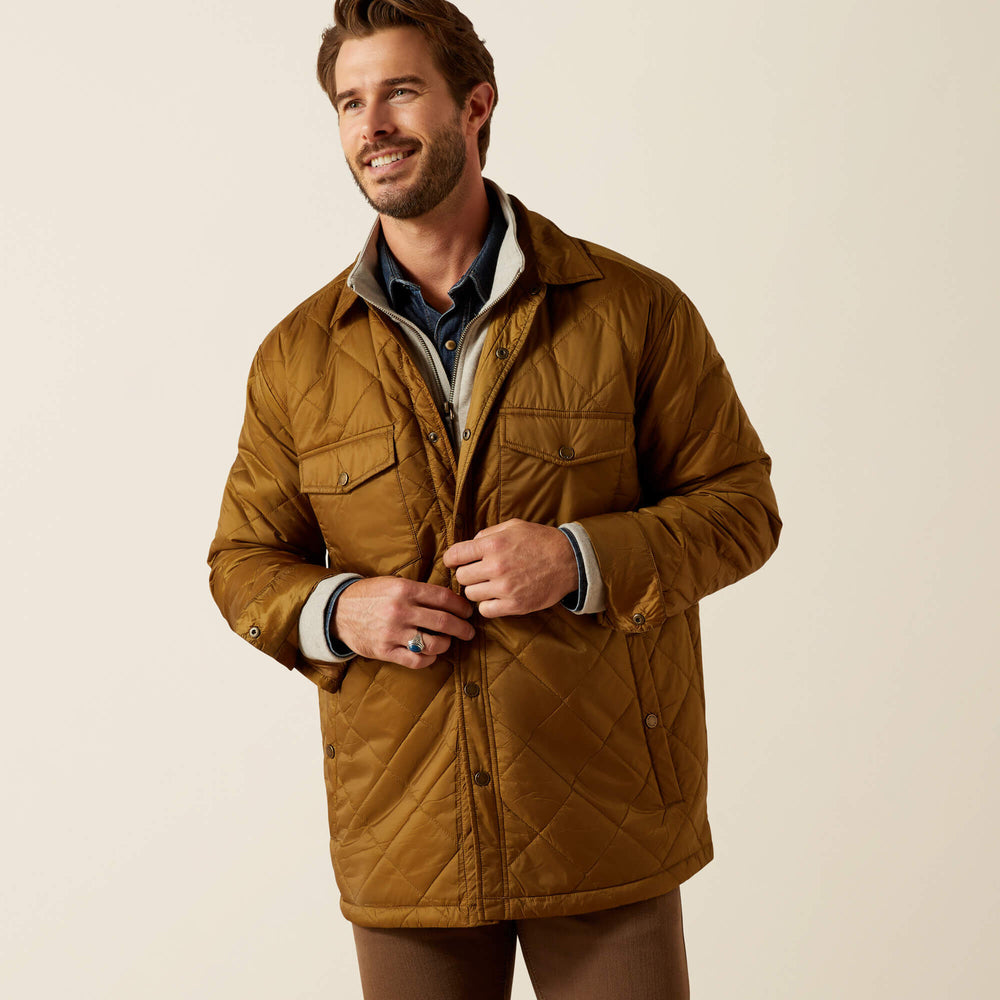 Stinson Shirt Jacket Men - DULL GOLD