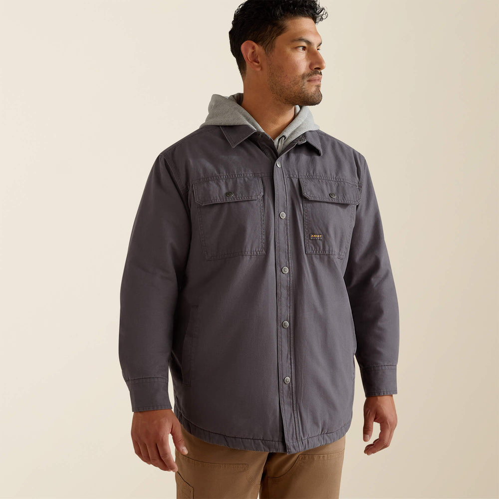 Rebar Canvas Shirt Jacket Men - REBAR GREY