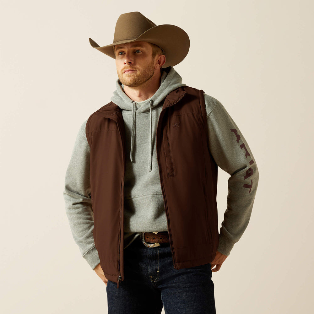 Pioneer Stretchshell Vest Men - CARAFE BROWN