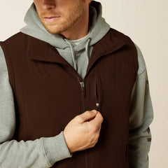 Pioneer Stretchshell Vest Men - CARAFE BROWN