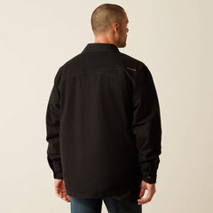 Rebar Canvas Shirt Jacket Men - BLACK