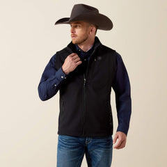 Logo 2.0 Patriot Softshell Vest Men - BLACK
