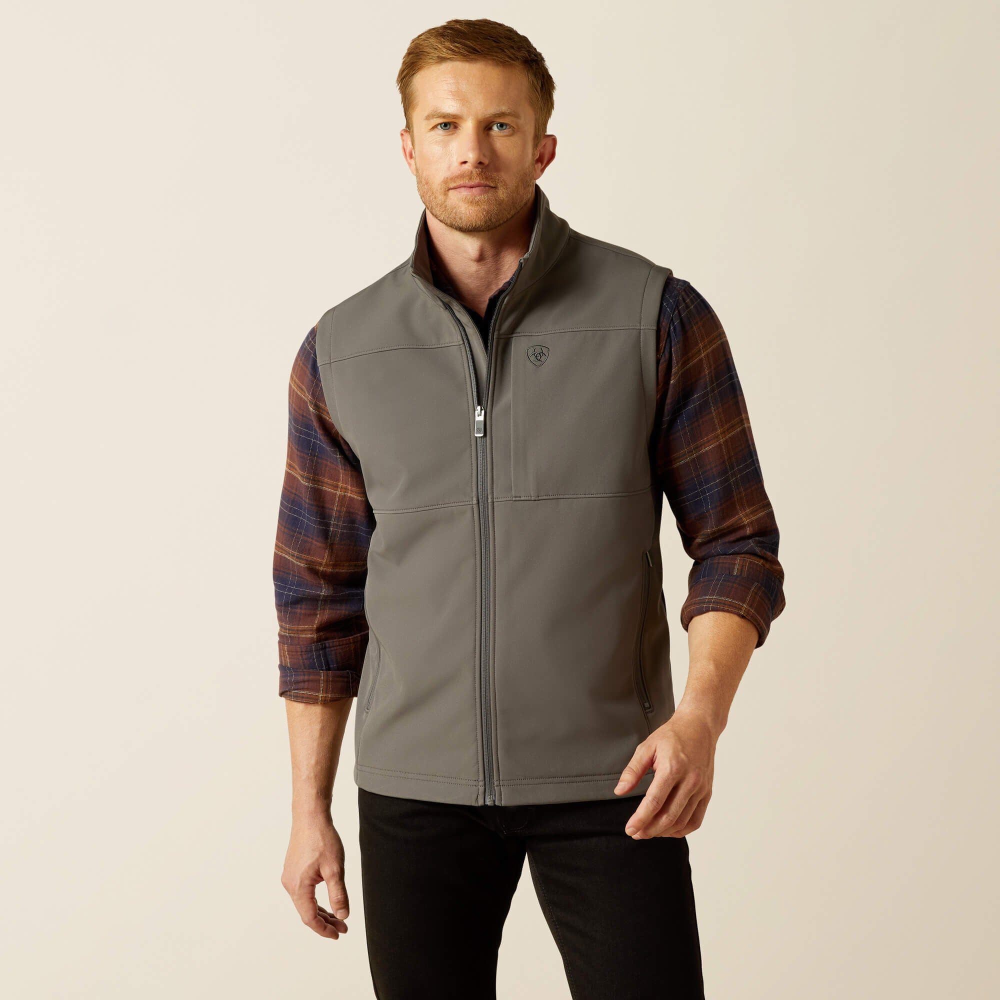 Vernon Softshell Vest Men - GREY