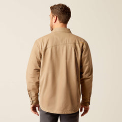 Rebar Canvas Shirt Jacket Men - KHAKI
