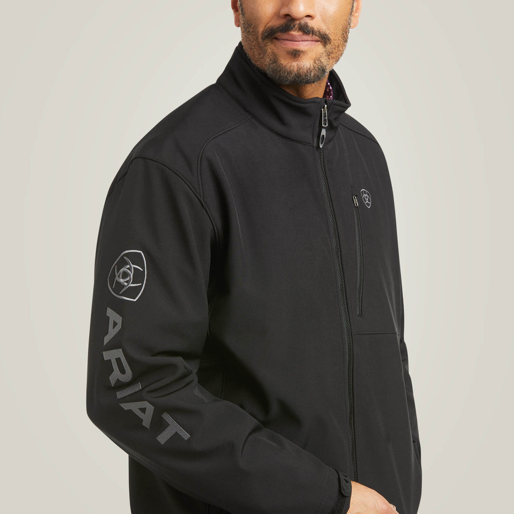 Logo 2.0 Patriot Softshell Water Resistant Jacket Men - BLACK
