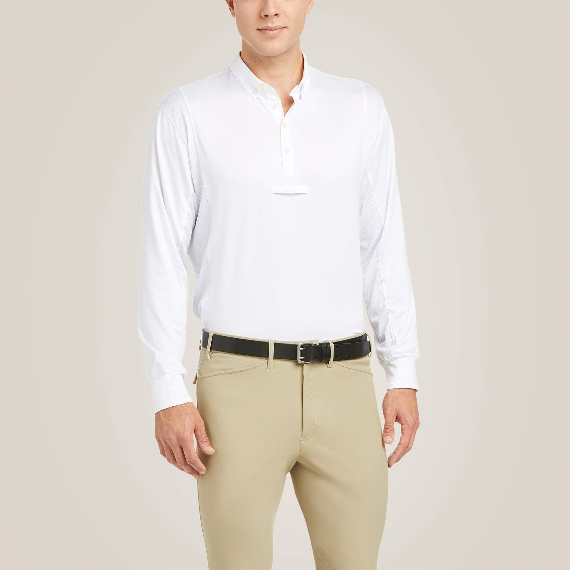 TEK Long Sleeve Show Shirt Men - WHITE