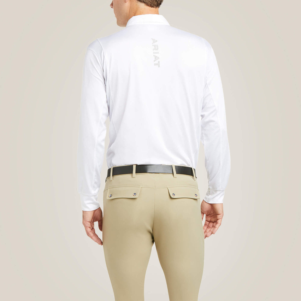 TEK Long Sleeve Show Shirt Men - WHITE