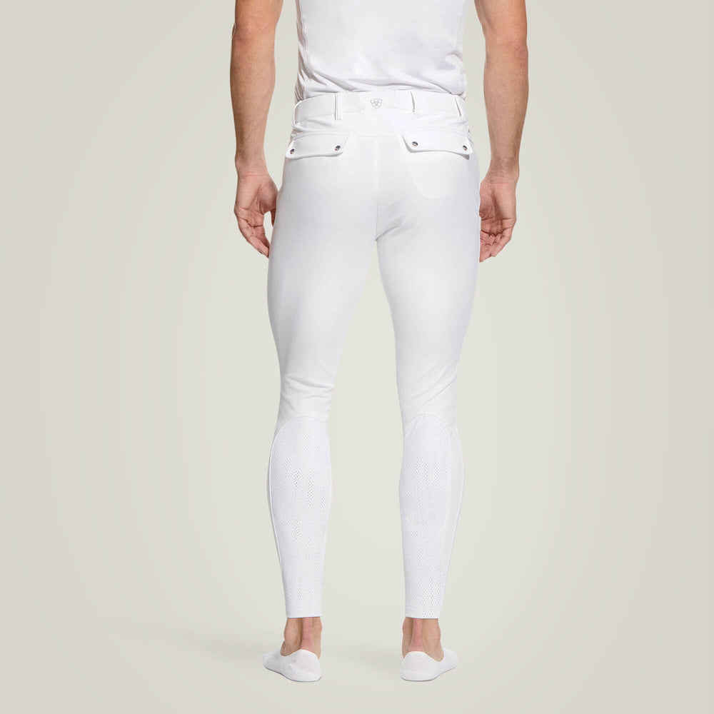 Tri Factor Grip Knee Patch Breech Men - WHITE