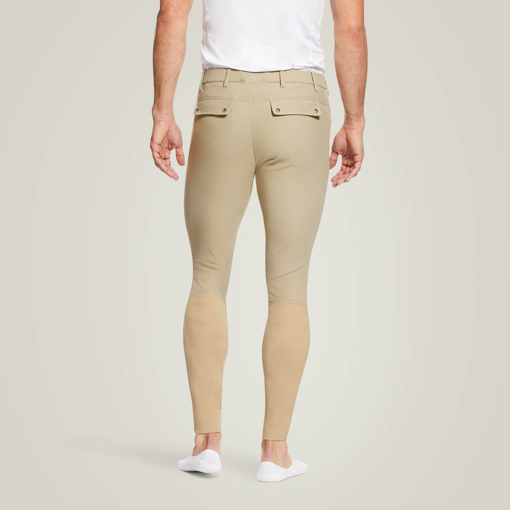 Tri Factor Grip Knee Patch Breech Men - TAN