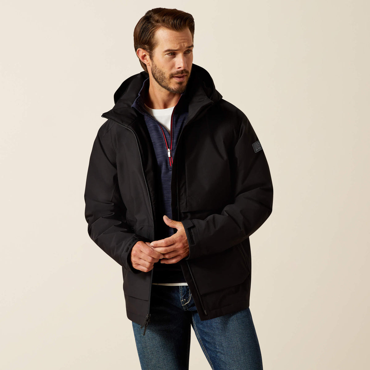 Outer Banks Waterproof Jacket Men - BLACK