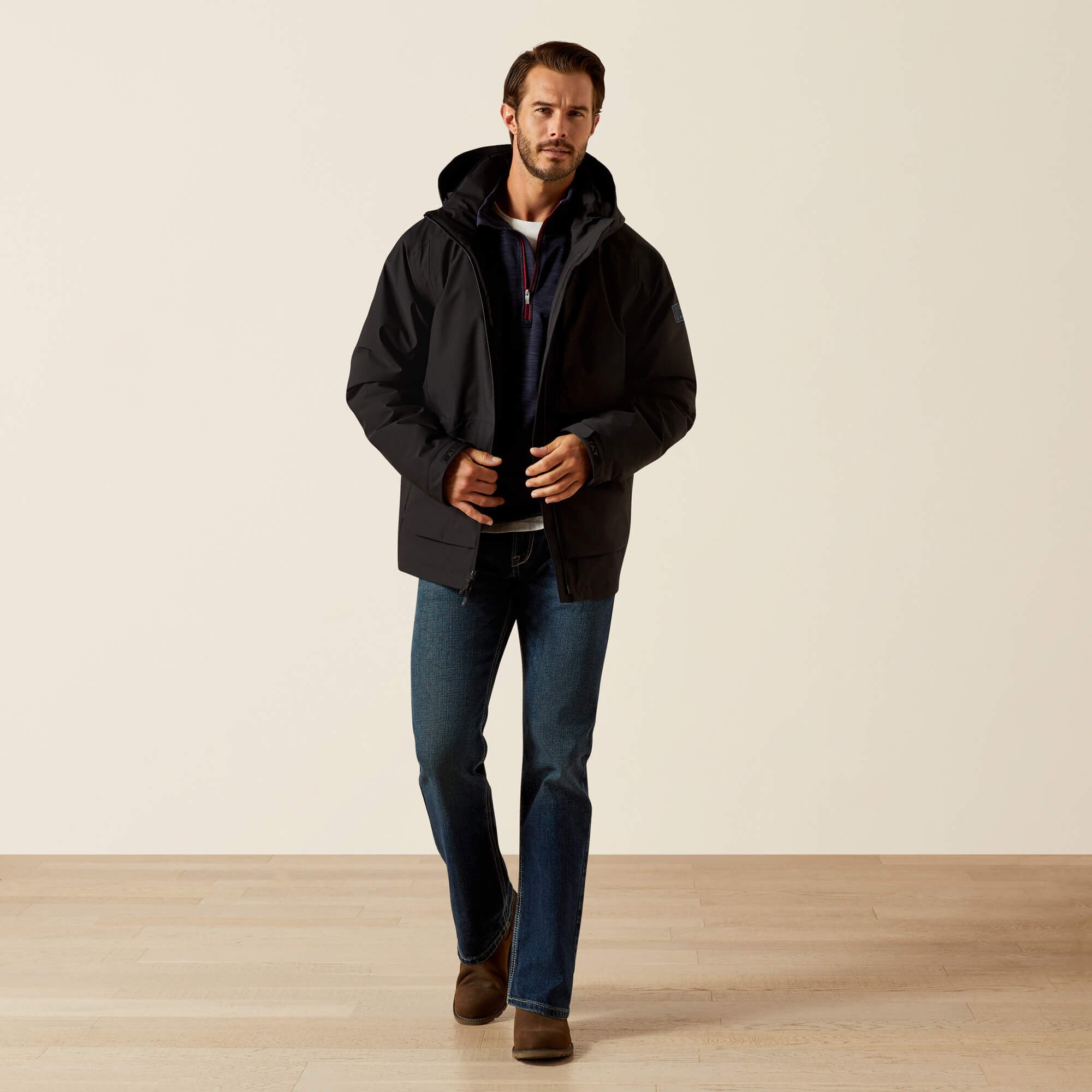 Outer Banks Waterproof Jacket Men - BLACK
